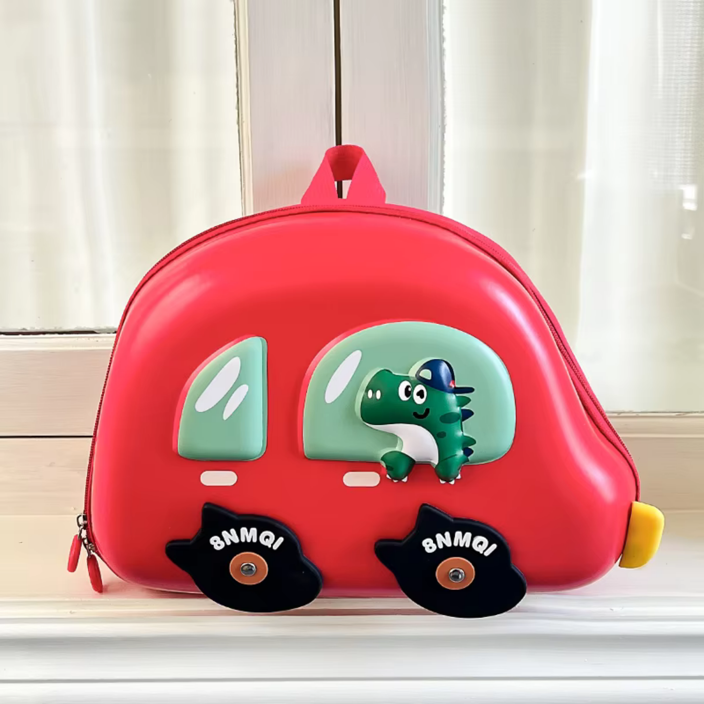 Cute Cartoon Car Backpack – Waterproof Small Schoolbag for Kids