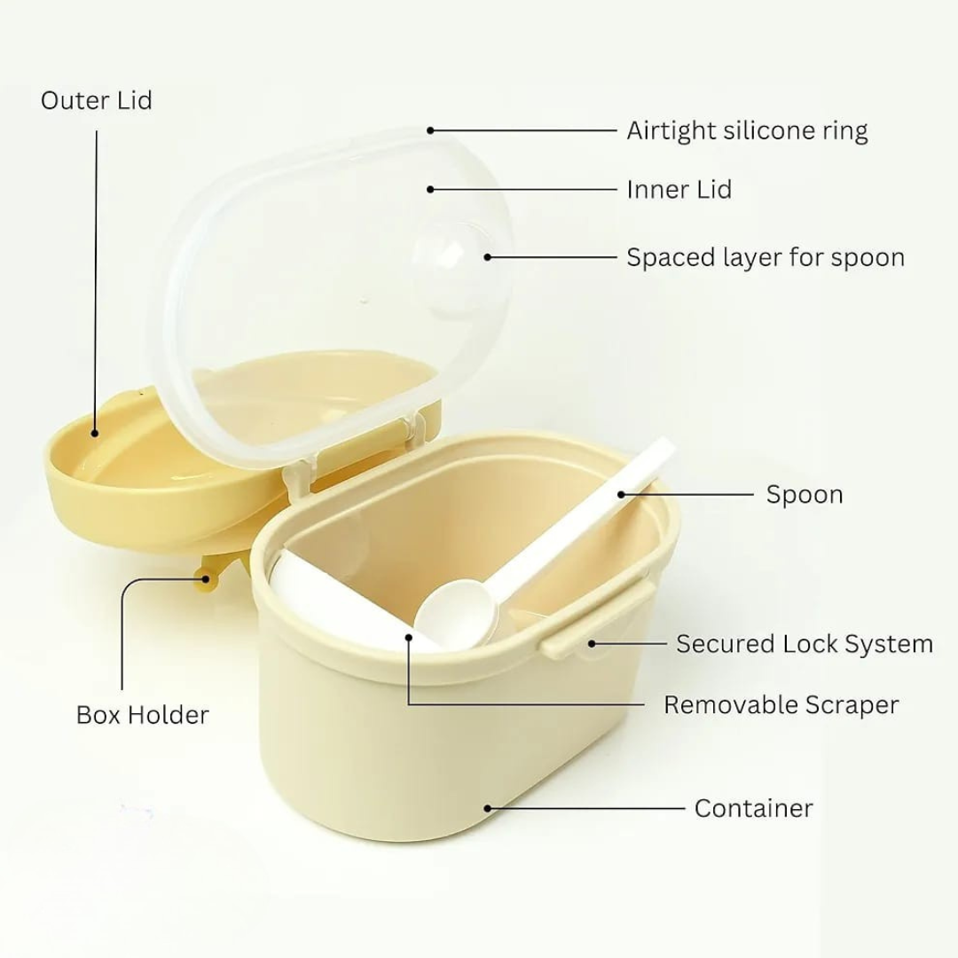 Milk container for kids | container for baby Milk Powder | Container Box with Spoon milk container for kids | container for milk carry | baby milk containers