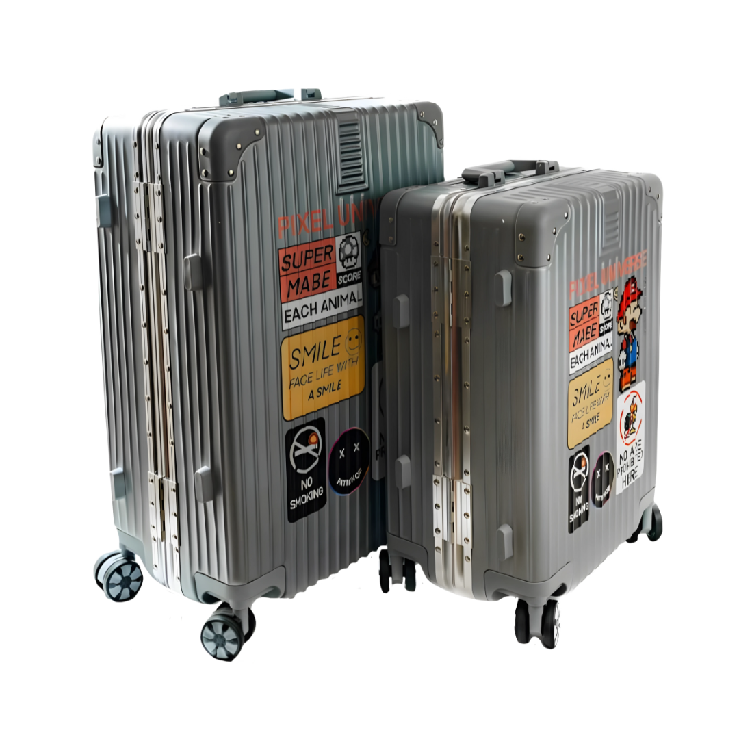 Digital Print Suitcase (Set of 2) (20 & 24 inches)