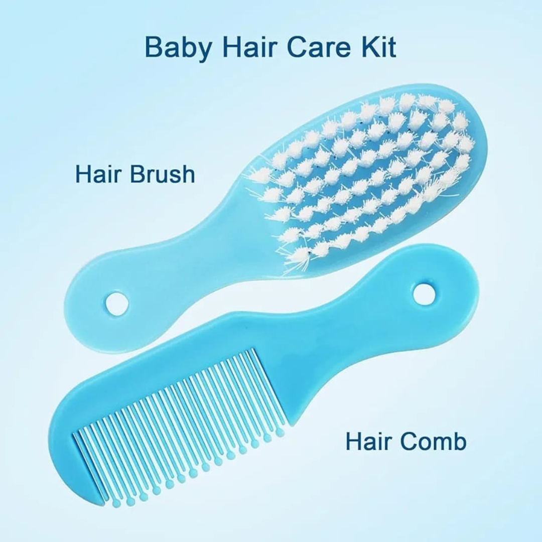 Newborn Baby Gift Set 13 in 1 Grooming Kit Health Care Kit with Pouch Bag, Includes Everything Portable Safety Baby Nail Kit for Baby Boys and Girls, Essential Accessories for Travel