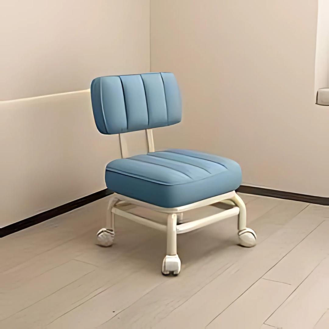 Square Cushion Kids Chair with Wheels