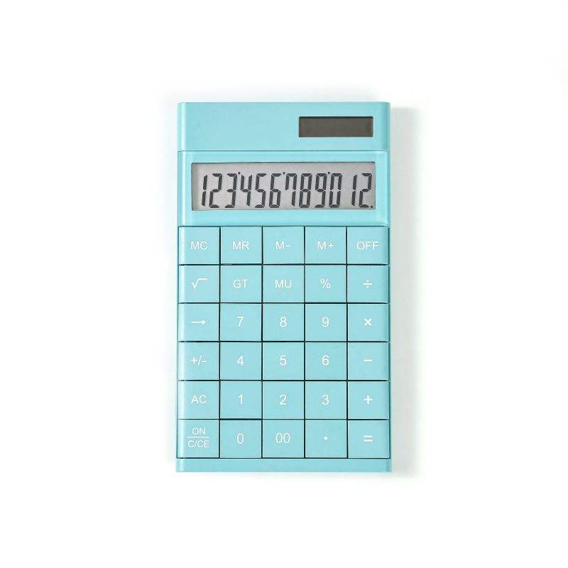 Calculator for Students Office Accounting Calculator 12 Digit Number Tablet Buttons New Stationery Products