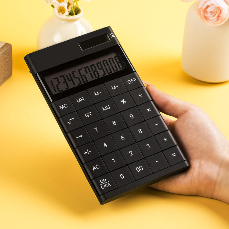 Calculator for Students Office Accounting Calculator 12 Digit Number Tablet Buttons New Stationery Products
