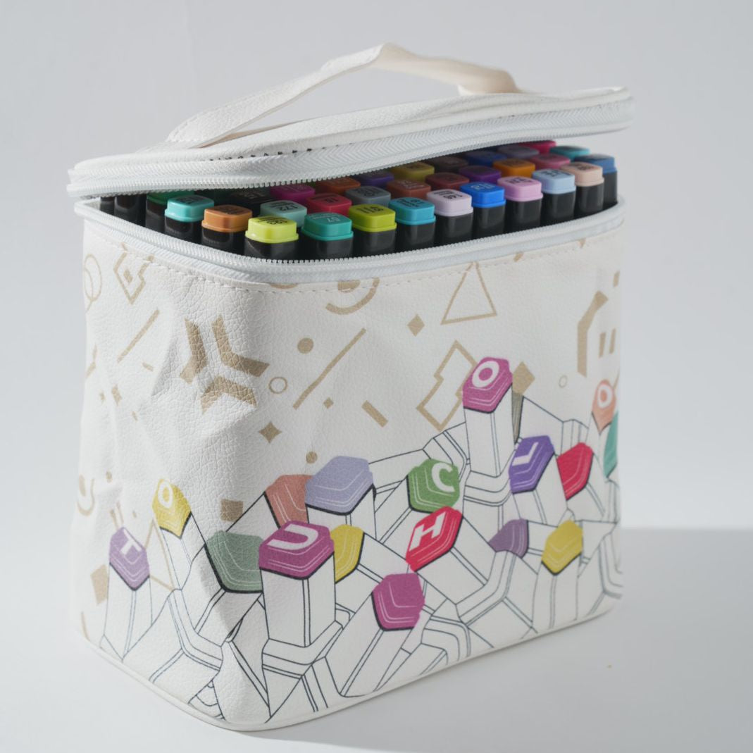 Double the Creativity with the Dual-Tip Art Marker Set!