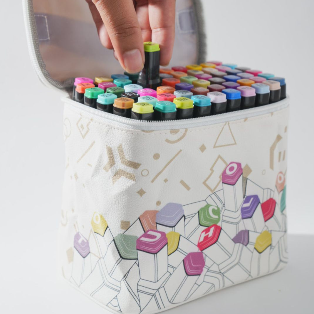Double the Creativity with the Dual-Tip Art Marker Set!