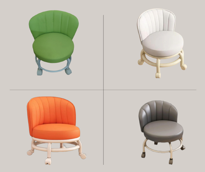 Spin, Giggle, and Sit in Style with the Fun Rolling Chair!