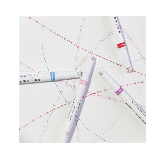 Unleash Creativity with Multicolor Linear Roller Pens!