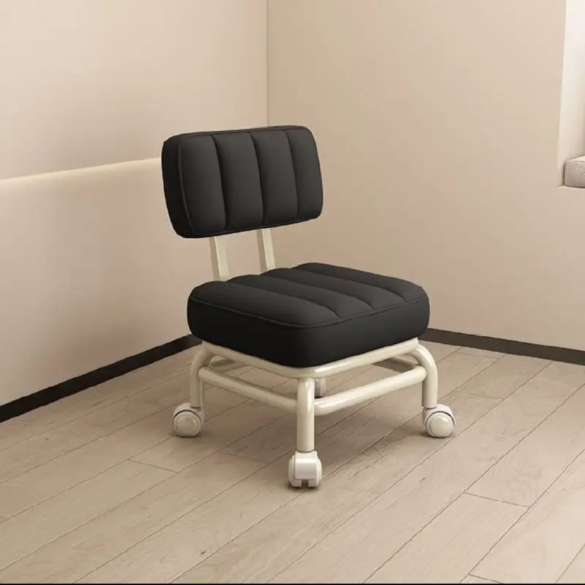 Square Cushion Kids Chair with Wheels
