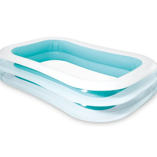 Inflatable Rectangular Swimming Pool - Backyard Oasis