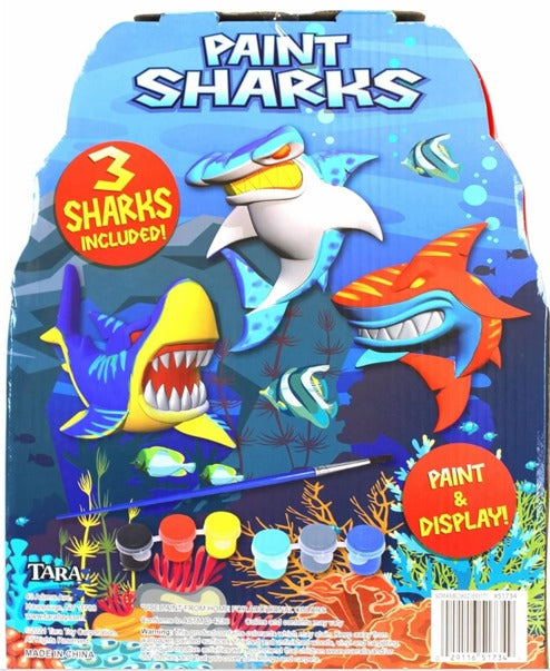 Dive into Creativity: Exciting Sharks Painting Kit for Kids!