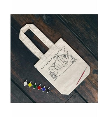 Unleash Creativity: DIY Color Canvas Tote Bag for Kids