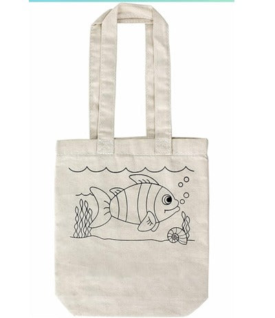 Unleash Creativity: DIY Color Canvas Tote Bag for Kids