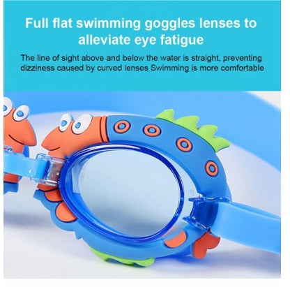 Dive into Fun: Premium Blue Swimming Goggles for Kids