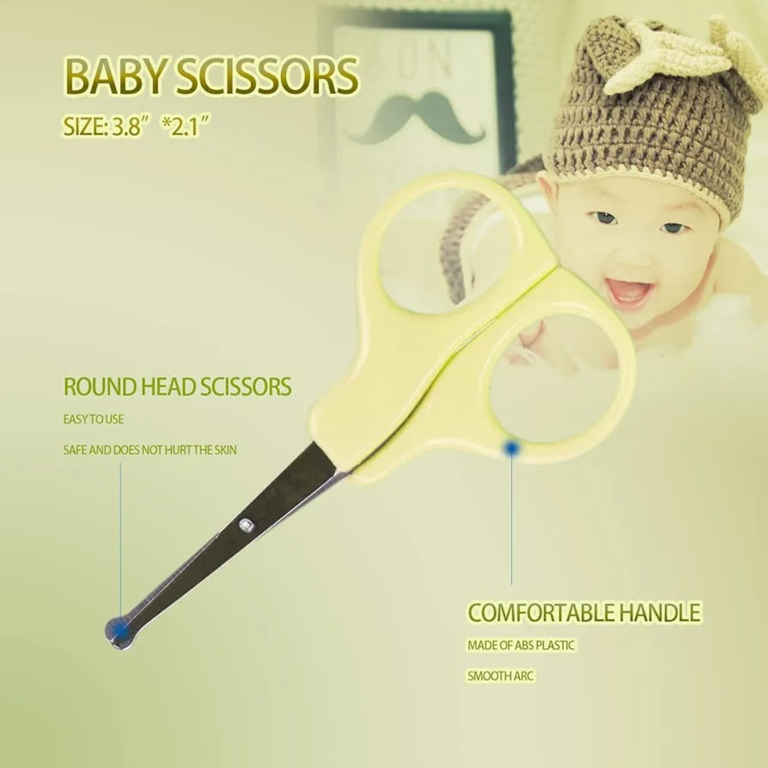 9 in 1 Baby Grooming Kit for Delicate Baby Scalp and Tiny Nails |Travel Friendly Zip case | Infant Nail Clipper |New Born Nasal Aspirator| Combs| Thermometer | Brush
