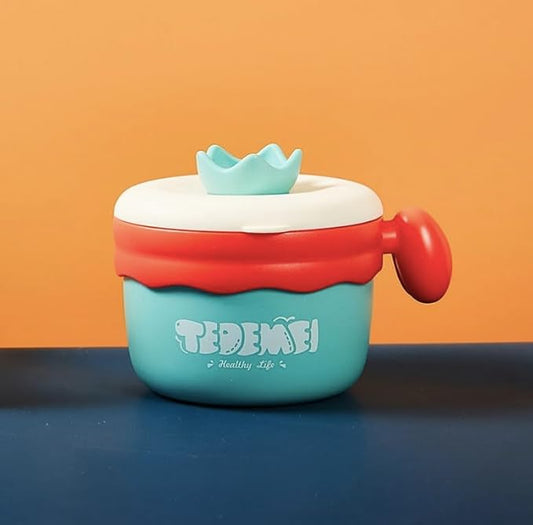 Toddler Feeding Bowl, Meal Bowl Stainless Steel Multi-Functional Snack/Fruit Box 250 ml Capacity (Multicolor)