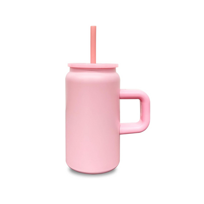 Tumbler with Handle and Straw for Kids, Stainless Steel Sublimation Tumblers Bulk with Lids, Vacuum Insulated