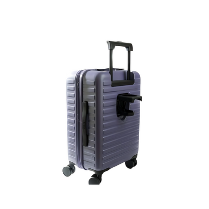 Cabin Suitcase with USB Port and Cup Holder