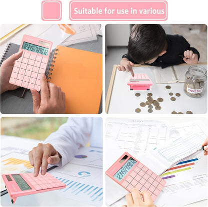 Calculator for Students Office Accounting Calculator 12 Digit Number Tablet Buttons New Stationery Products