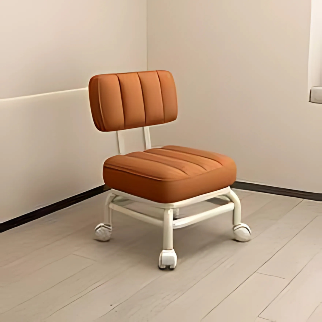 Square Cushion Kids Chair with Wheels