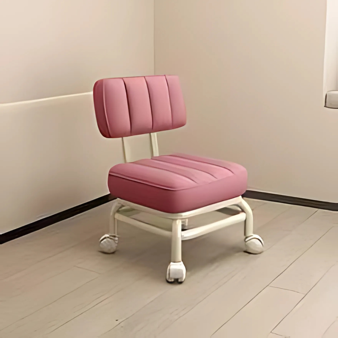 Square Cushion Kids Chair with Wheels
