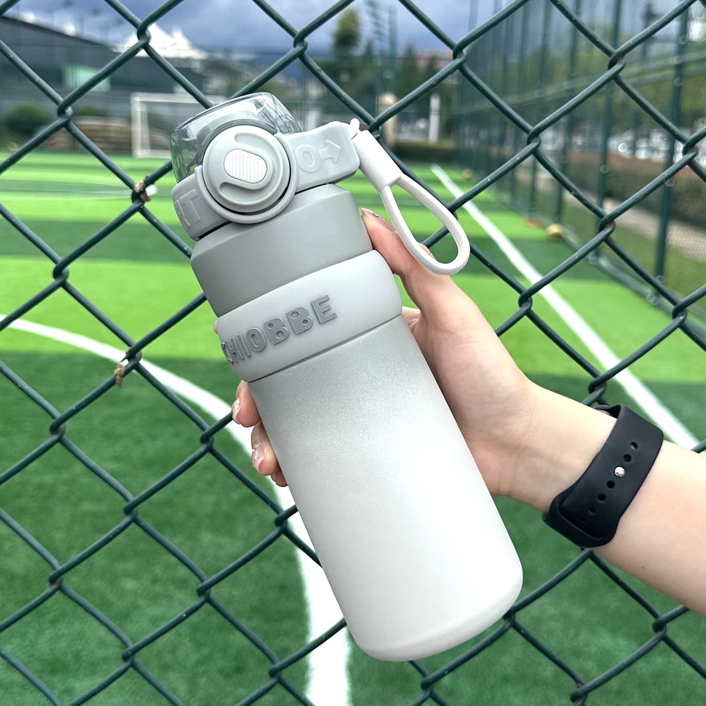 Gradient Color Stainless Steel Vacuum Insulated Sports Water Bottle – Hot & Cold Flask for Gym & Travel