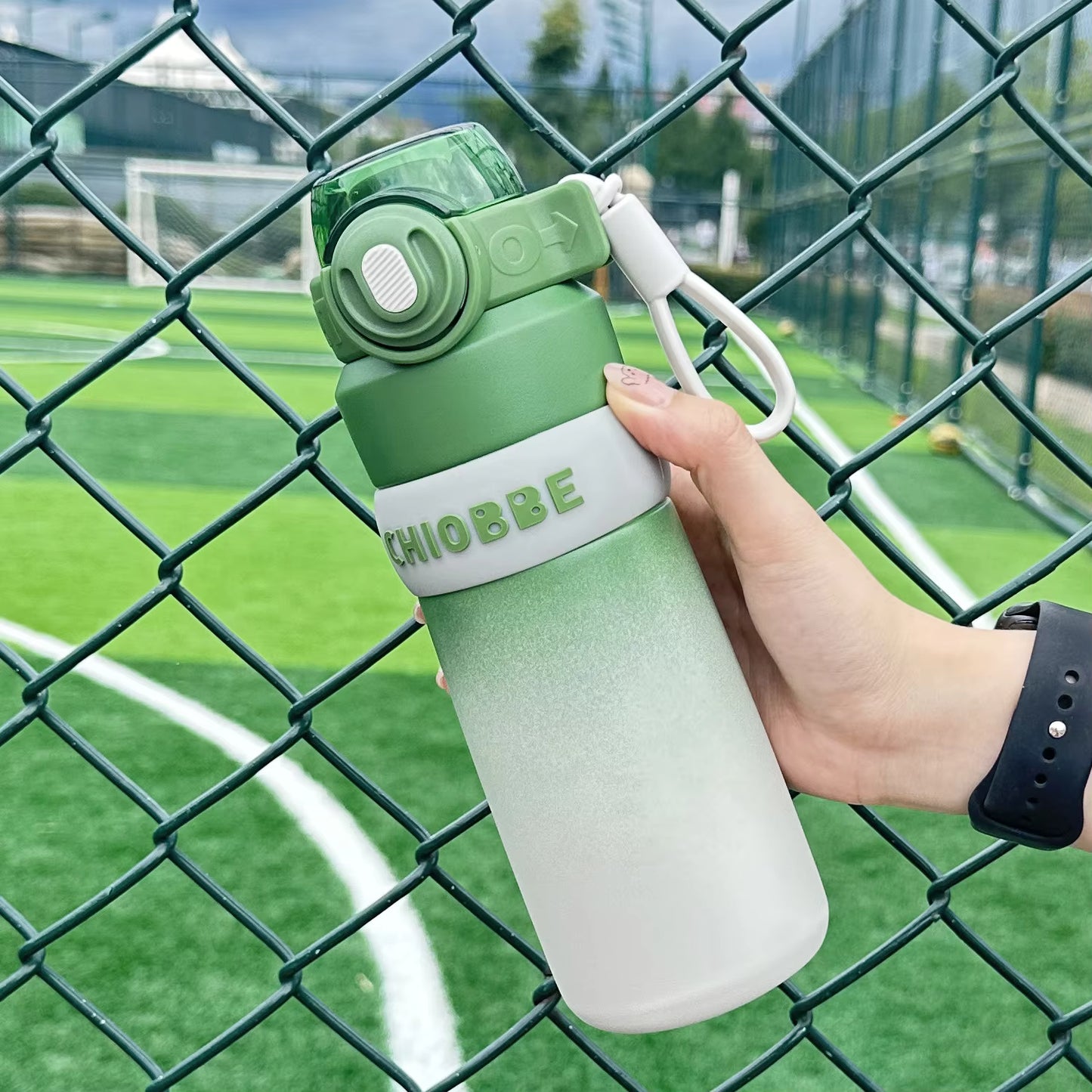 Gradient Color Stainless Steel Vacuum Insulated Sports Water Bottle – Hot & Cold Flask for Gym & Travel