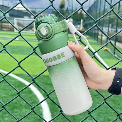 Gradient Color Stainless Steel Vacuum Insulated Sports Water Bottle – Hot & Cold Flask for Gym & Travel