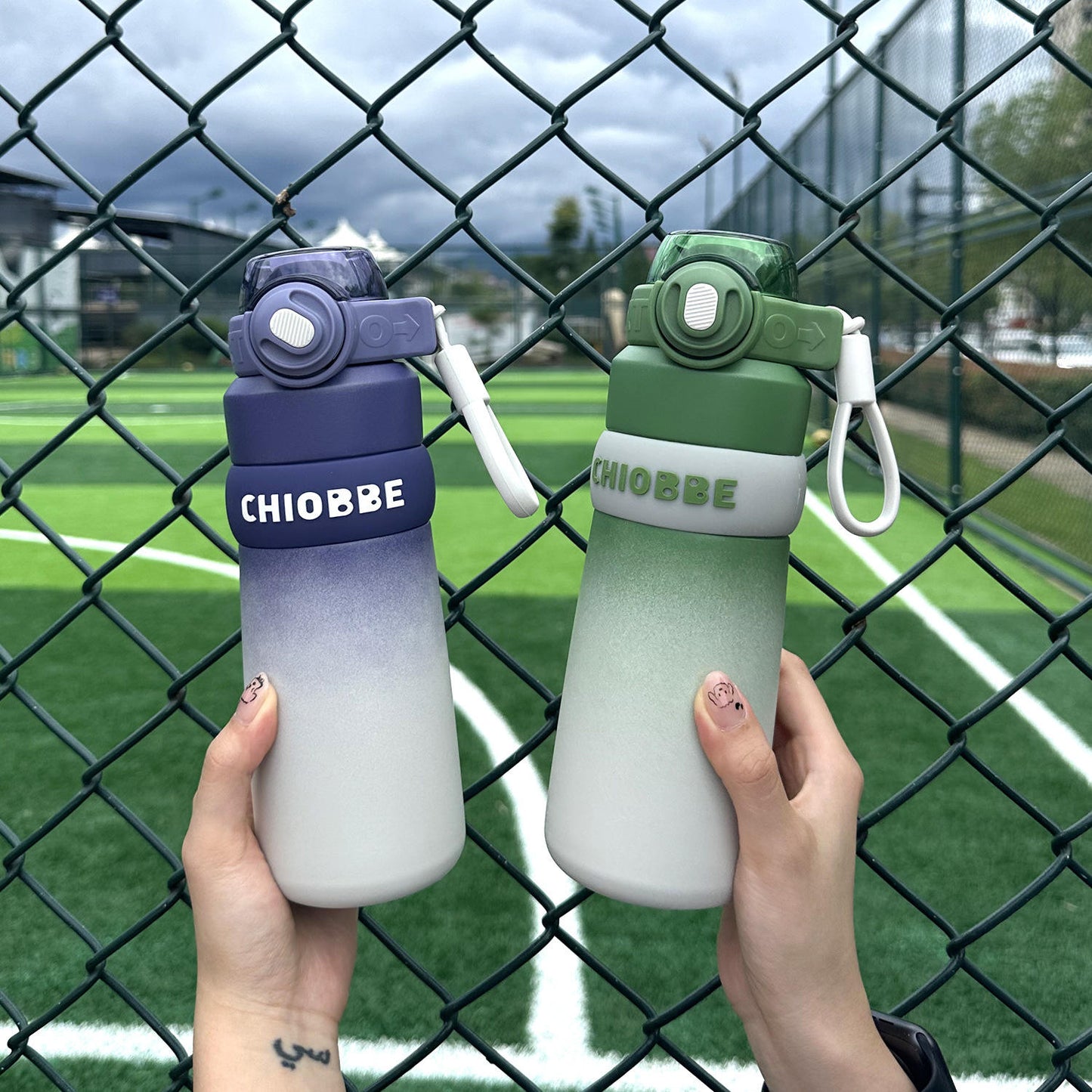 Gradient Color Stainless Steel Vacuum Insulated Sports Water Bottle – Hot & Cold Flask for Gym & Travel