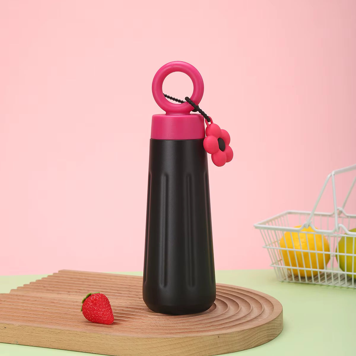 High-quality 450ml Stainless Steel Thermos Cup Exquisite Luxury Portable Goddess Water Kettle Design for Girls' Drinks