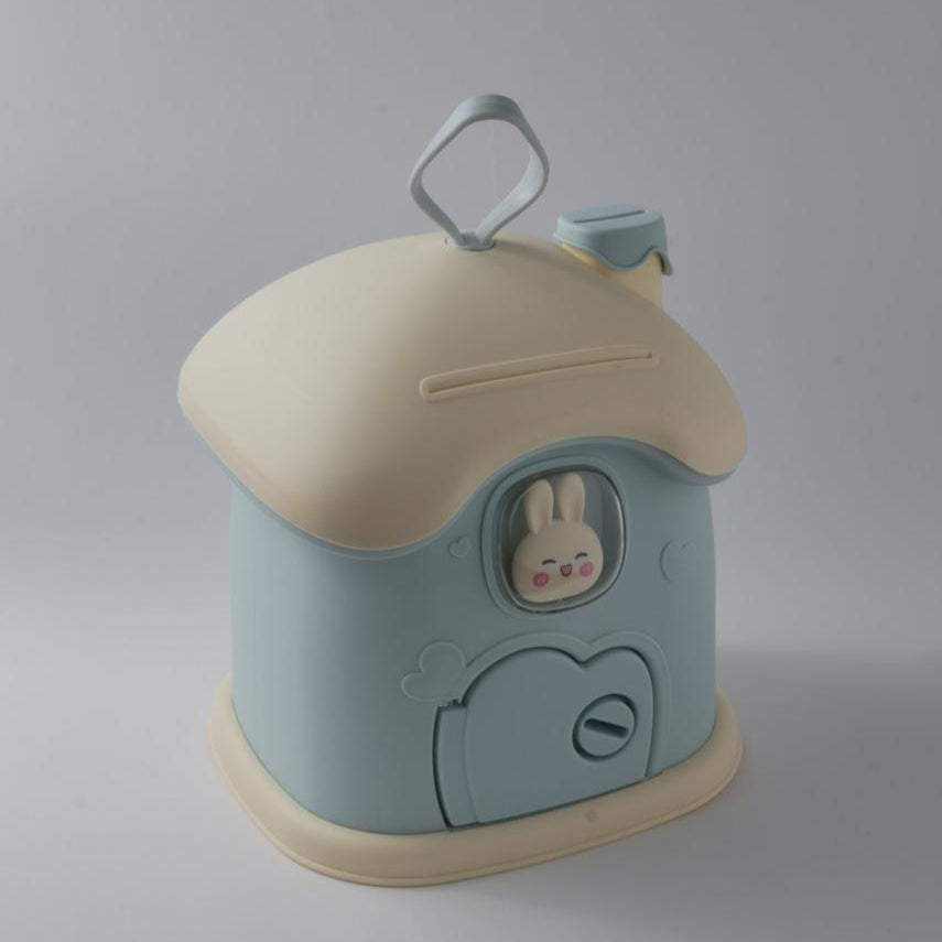 House Shaped Piggy Bank with Handle