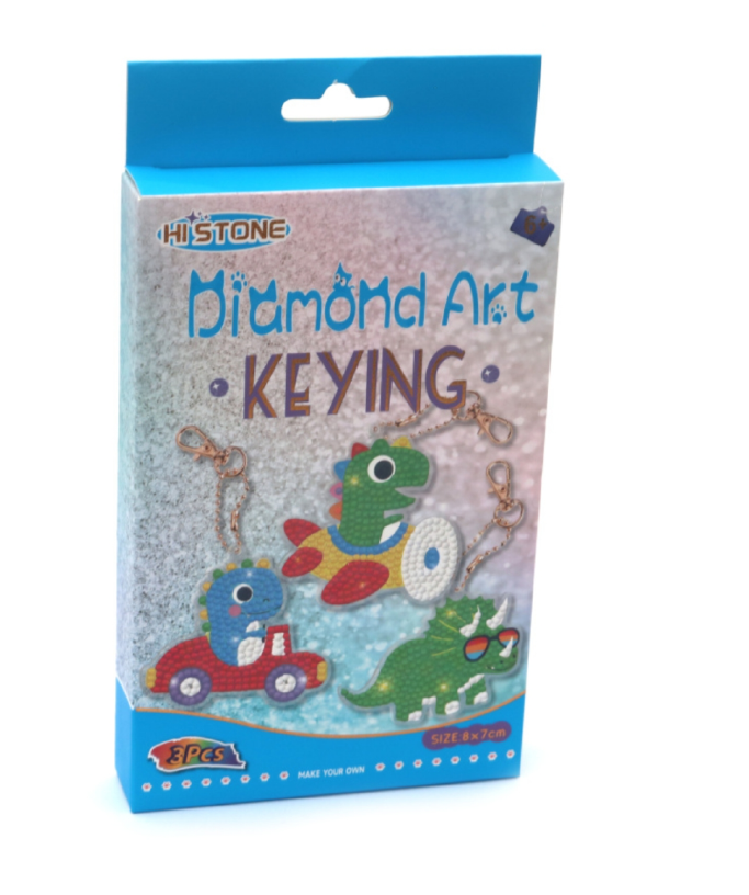 Creative Diamond Art Keychain Kit – Sparkly DIY Craft Set for Gifts & Fun