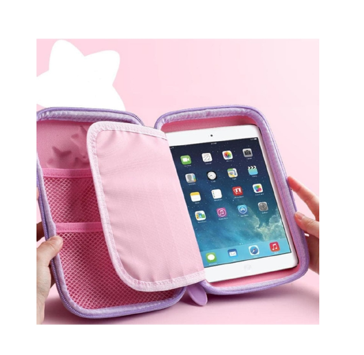 Cute Unicorn Hardtop Pencil Case – Multi-Compartment Storage for Kids