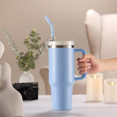 Sipper Bottle with Handle and Steel Straw (1250ml)