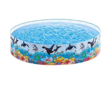 Snap-Set Coral Reef Pool Inflatable Swimming Pool  (Multicolor)
