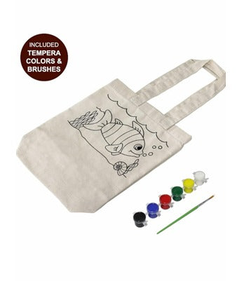 Unleash Creativity: DIY Color Canvas Tote Bag for Kids