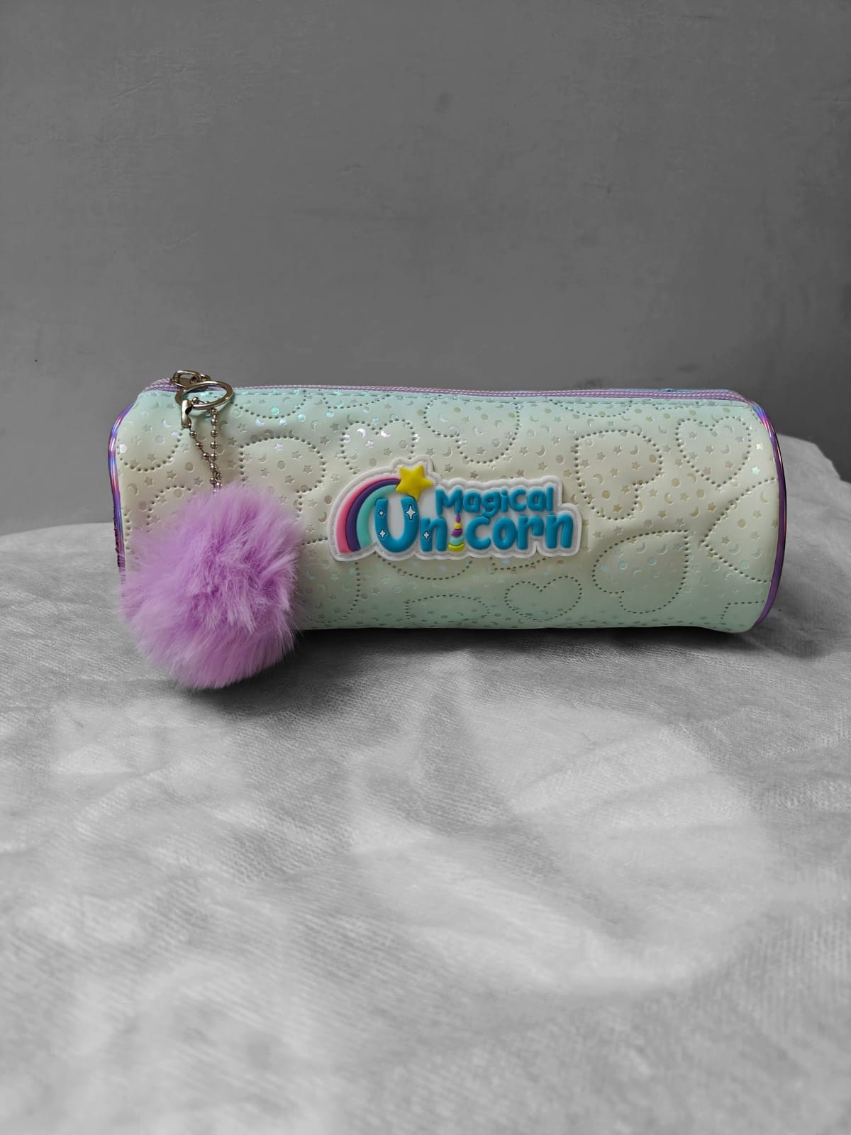 Unicorn Glitter Pencil Case – Cute Design, 3 Colors Available