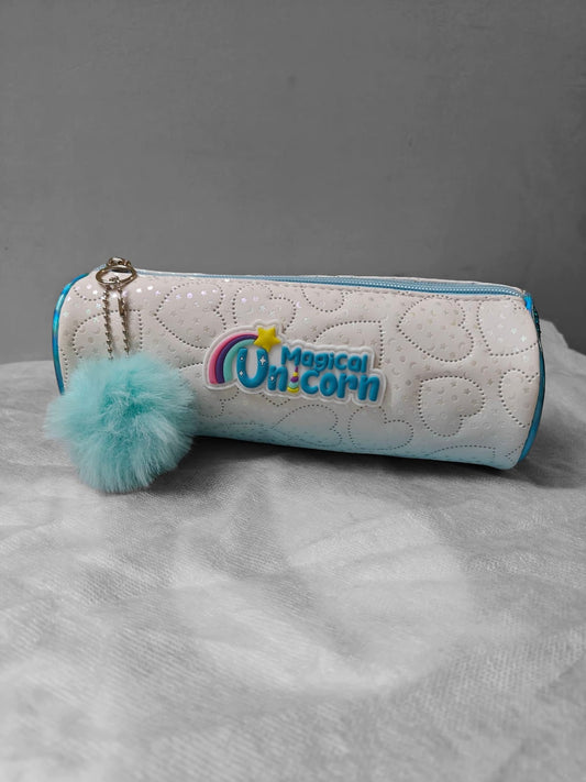 Unicorn Glitter Pencil Case – Cute Design, 3 Colors Available
