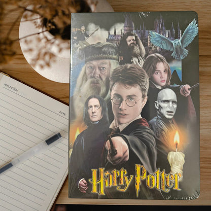 Harry Potter Note Diary | 120 Pages | 4 Unique Prints | Premium Writing Journal for Students & Fans